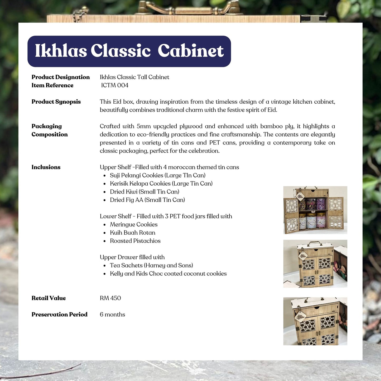 Ikhlas Classic Cabinet